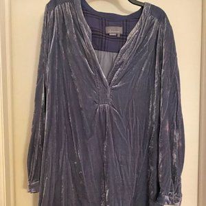 Anthropologie - EUC Melody velvet tunic dress 👗
